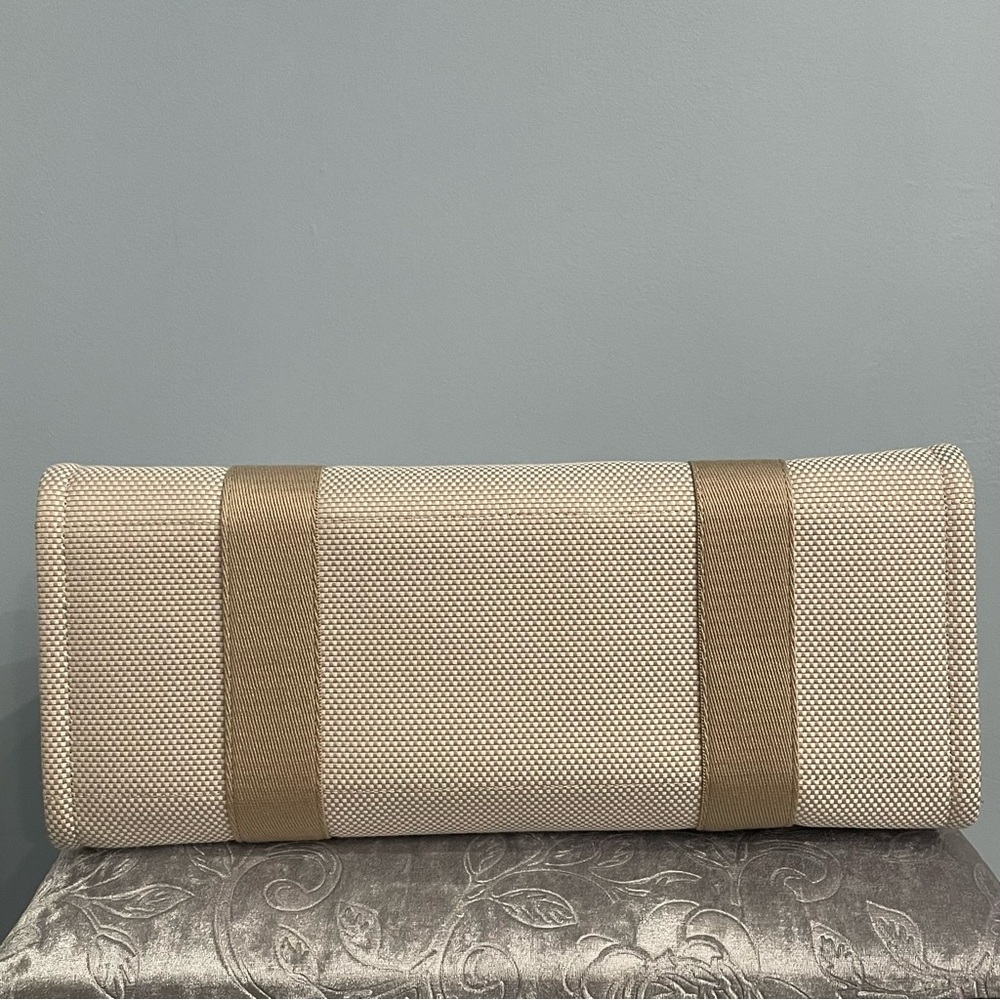 NWT Lululemon Two Tone Canvas Tote Bag 10L Mojave Tan / Light Ivory - Picture 6 of 12